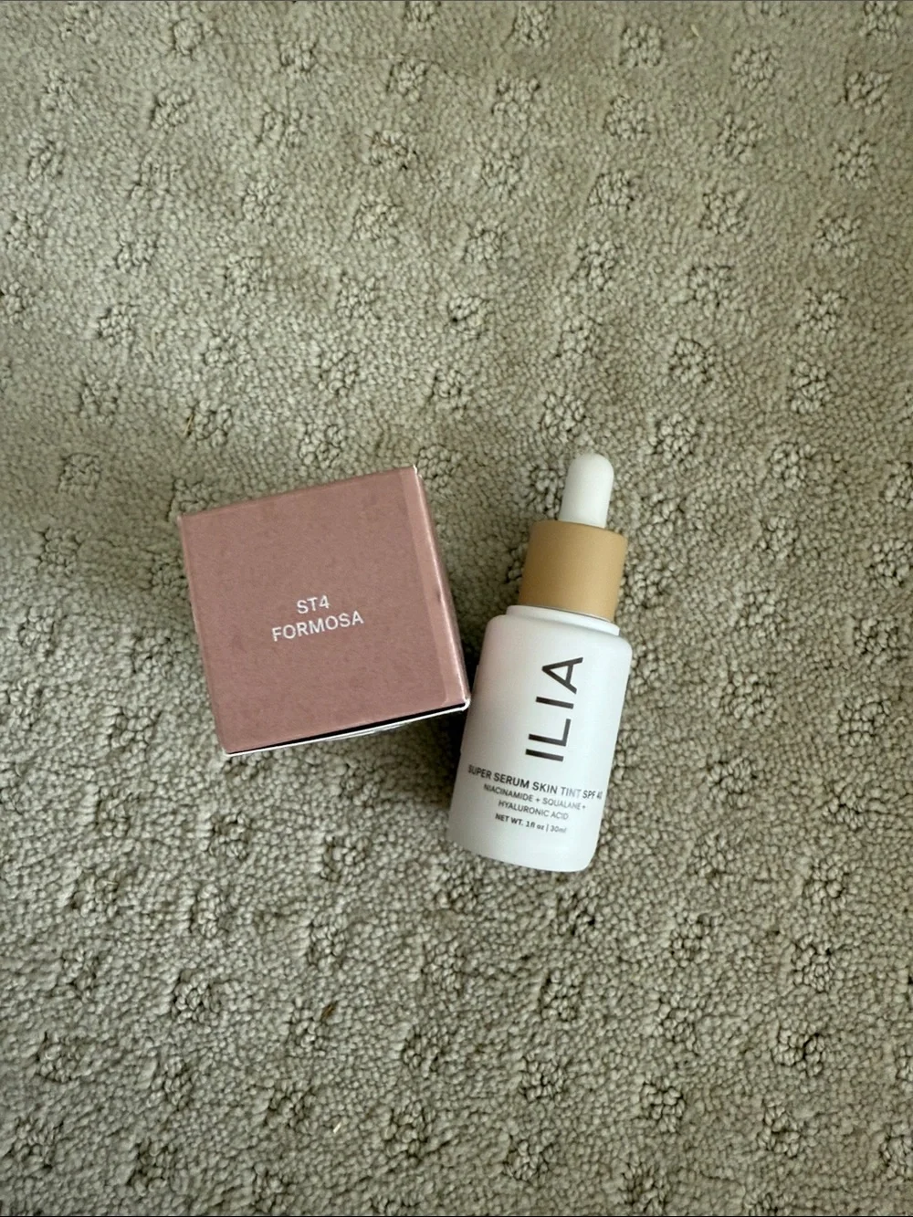 ILIA Super Serum Skin Tint SPF 40 ST4 Formosa New in Box